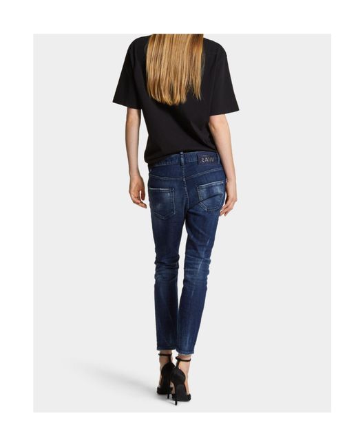 DSquared² Blue Dark Milky Way Wash Cool Girl Jeans