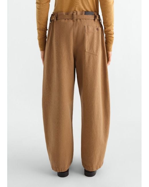 Lemaire Natural Oversized Workwear Pants for men