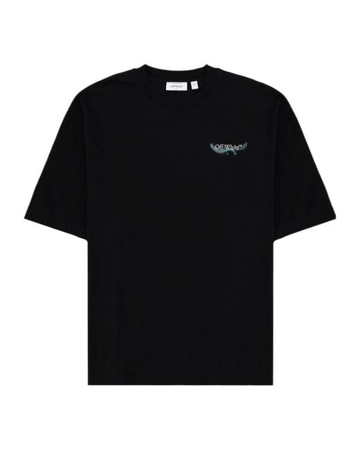Off-White c/o Virgil Abloh Black T-Shirt With Logo for men