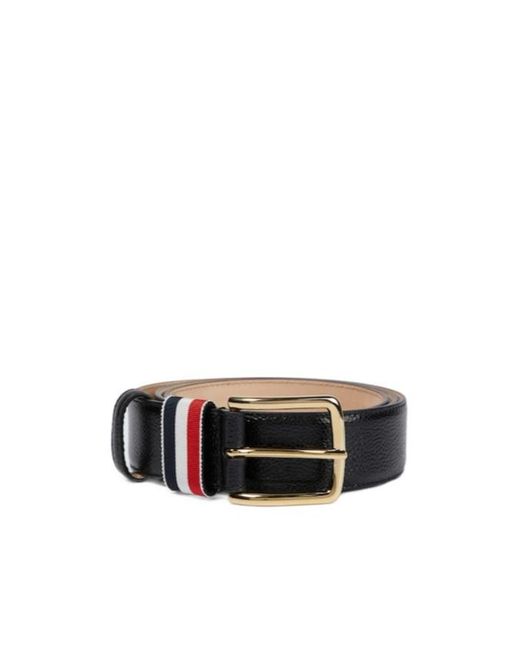Thom Browne White Buckle Belt for men