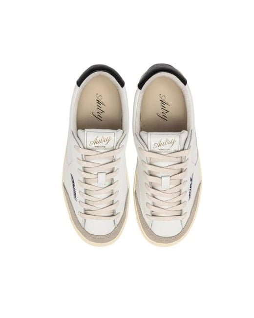 Autry White Windscape Low Sneakers