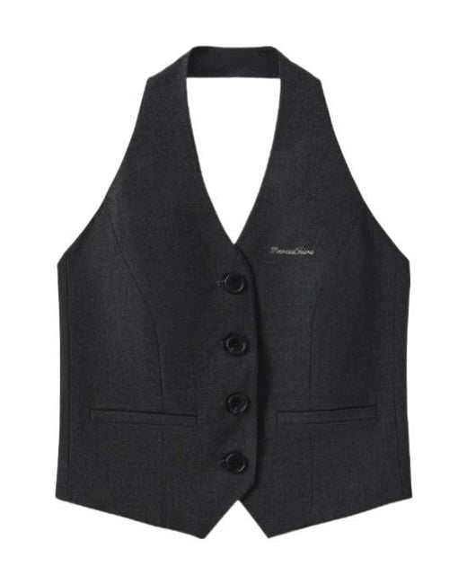 Marissa Chiara Black Button Vest