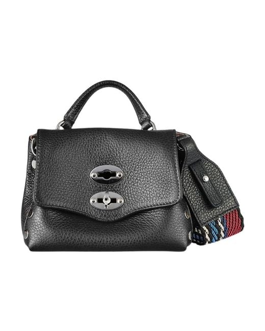 Zanellato Blue Logo Shoulder Bag