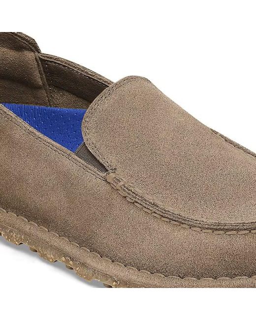 Birkenstock Brown Utti Suede Slip-On Shoes