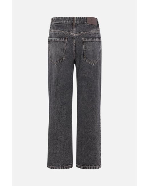 Brunello Cucinelli Gray Belt Loop Jeans