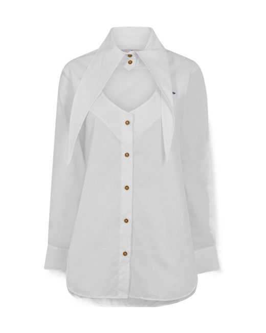 Vivienne Westwood White Button-Front Shirt