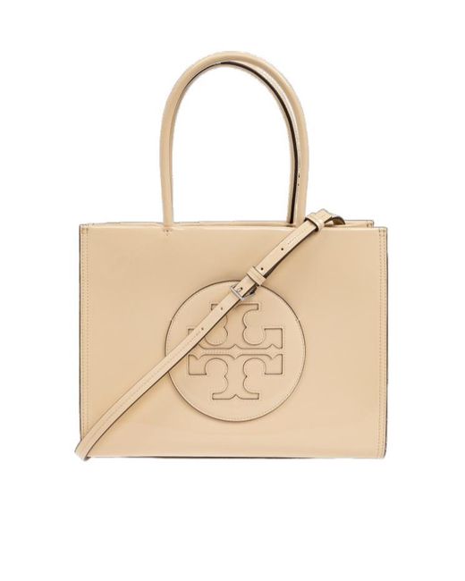 Tory Burch Natural Small Ella Tote Bag