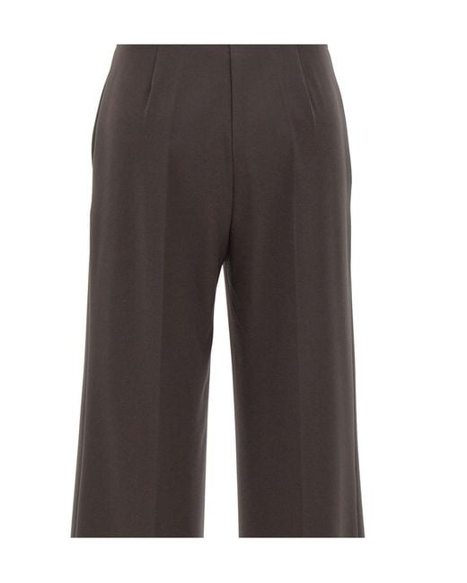 Kaos Gray Pleated Palazzo Pants
