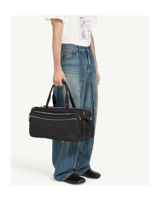 MM6 by Maison Margiela Blue Wide-Leg Jeans for men