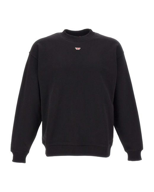 DIESEL Blue S-Boxt-D Logo Patch Sweatshirt for men