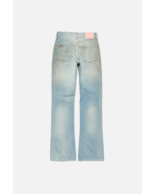 Acne Blue Belt Loop Jeans