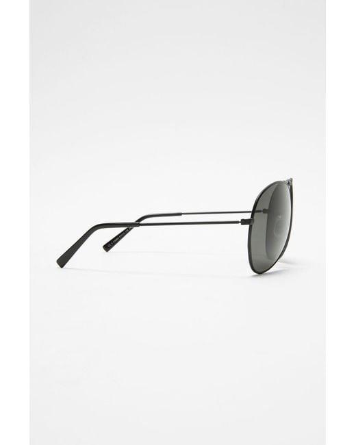 Acne Metallic Logo-Detail Pilot-Frame Sunglasses