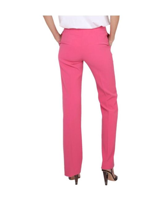 Moschino Pink Logo Casual Pants