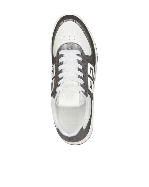 Givenchy White G4 Low-Top Sneakers