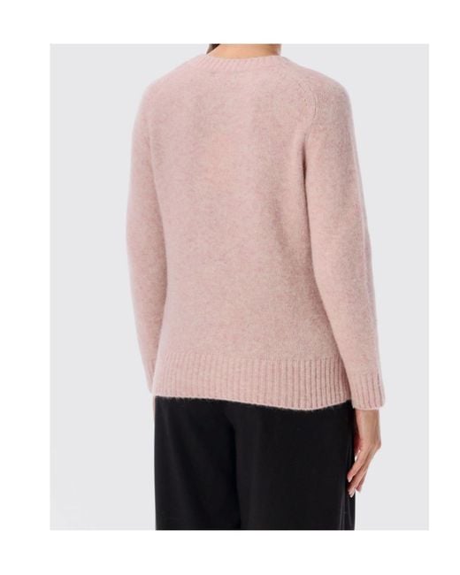 Soeur Pink Envie Crewneck Knitted Sweater