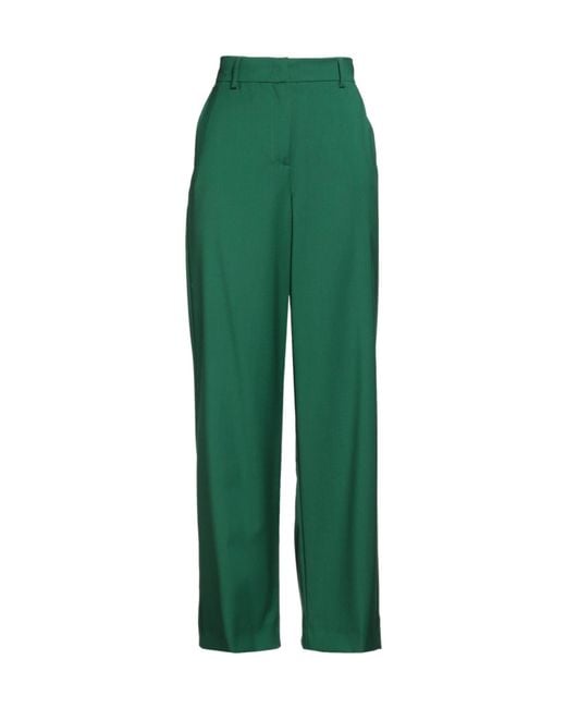 Weekend by Maxmara Green Casual Loose-Fit Trousers