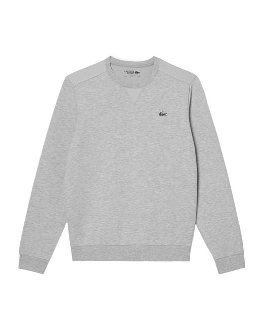 Lacoste Gray Simple Hoodie for men