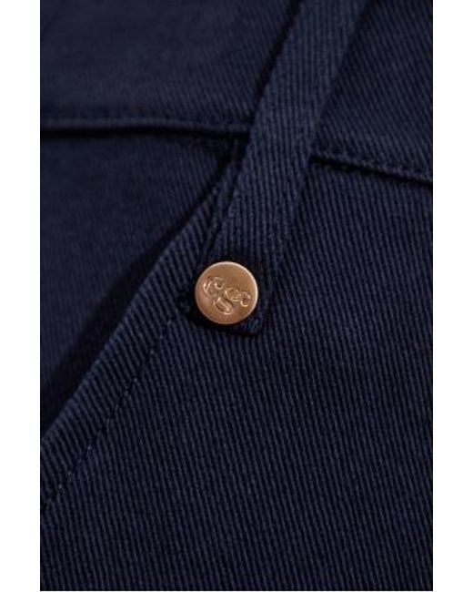 Cult Gaia Blue Belt Loop Casual Pants