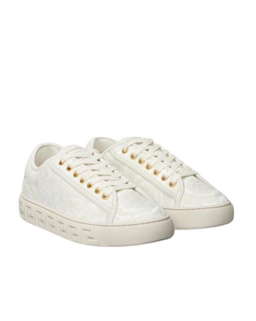 Versace Natural Barocco Greca Sneakers
