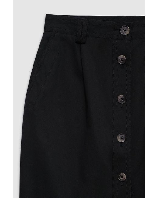 Anine Bing Black Belt Loop Skirt