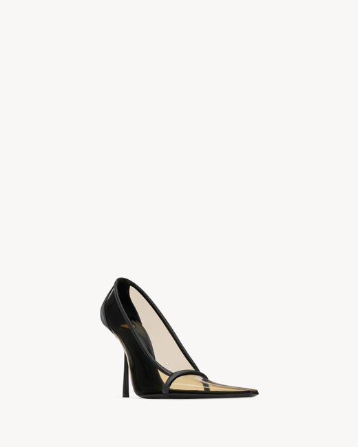 Saint Laurent White Brigitte Pumps