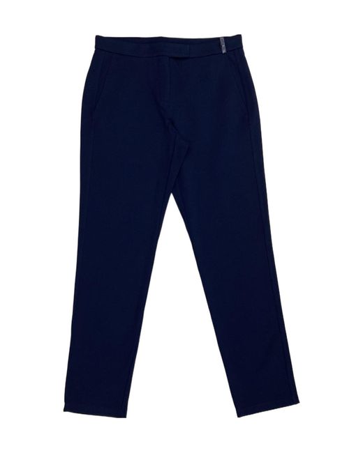 Max Mara Blue Pocket Casual Pants