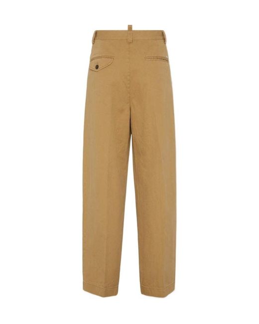 DSquared² Natural Easy Zoot Simple Hem Pants for men
