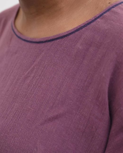 Baserange Purple Loose Dress