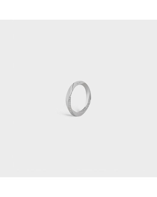 Céline Metallic Torsion Ring