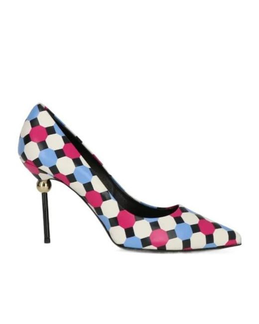 Roger Vivier Blue Geometric Pumps