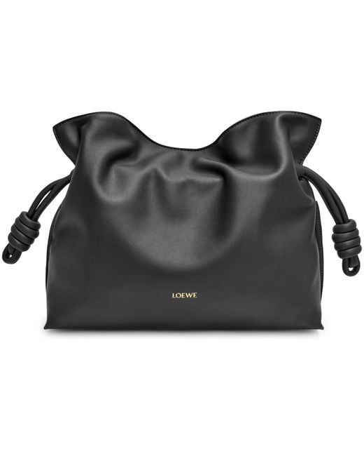 Loewe Black Medium Flamenco Clutch