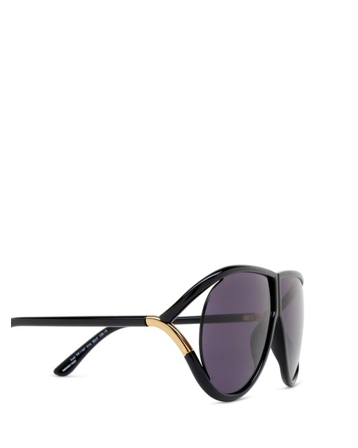 Tom Ford Black Axel Pilot Frame Sunglasses for men