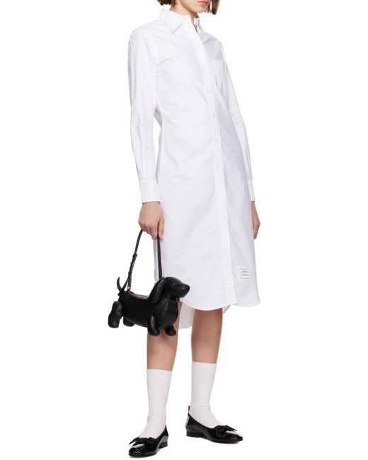 Thom Browne Black Hector Zipped Shoulder Bag