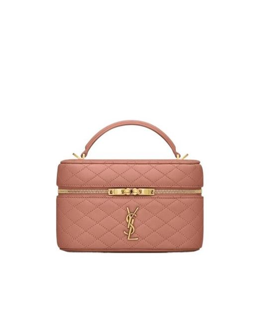 Saint Laurent Pink Gaby Vanity Bag