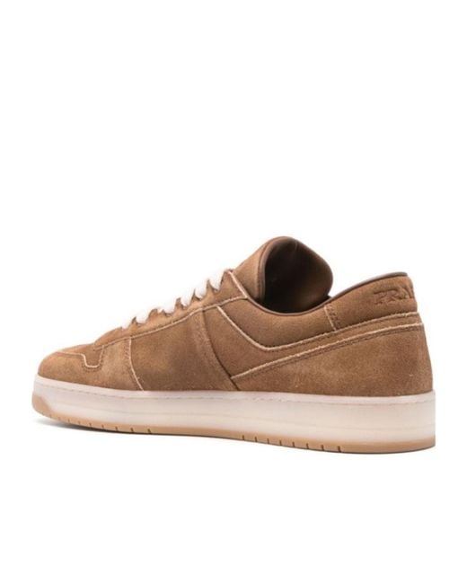 Prada Brown Downtown Sneakers for men
