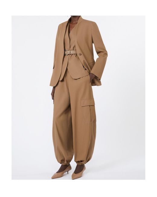 Max Mara Brown Segnale Single-Breasted Jacket