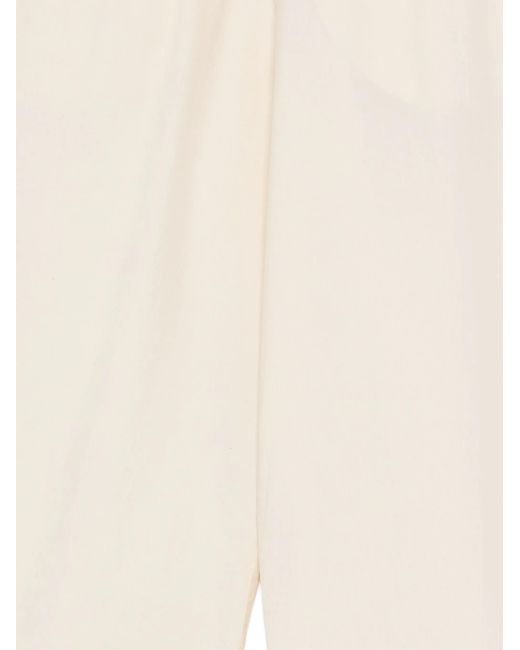 Barena White Elasticated Trousers