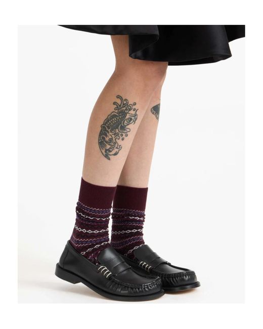 J.W. Anderson Black Loafer Moccasin