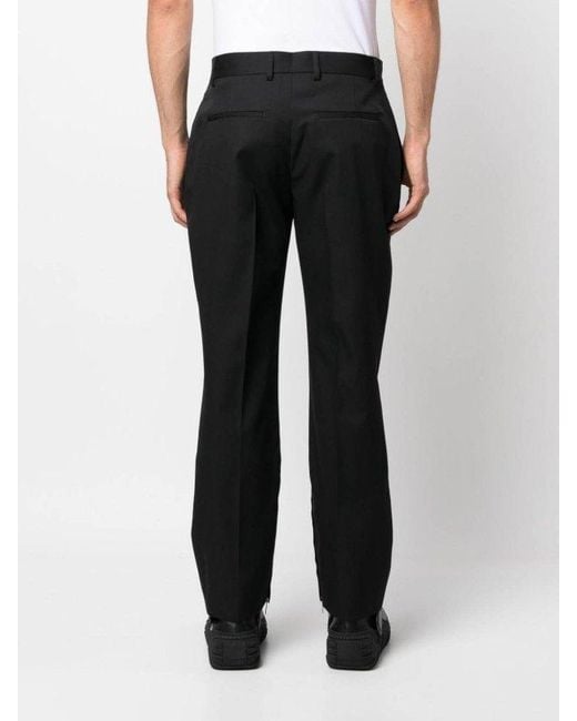 Off-White c/o Virgil Abloh Black High Waist Straight Leg Pants for men