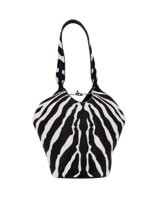 Khaite Blue Lotus Mini Tote Bag