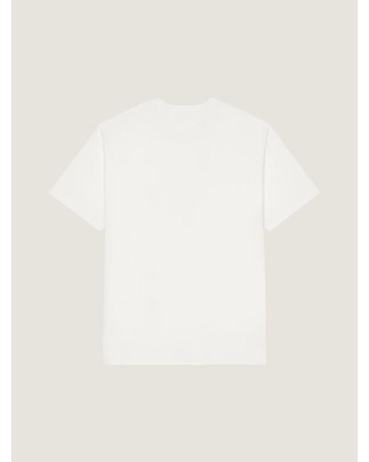 Givenchy White Graphic Printed Regular Fit T-Shirt for men