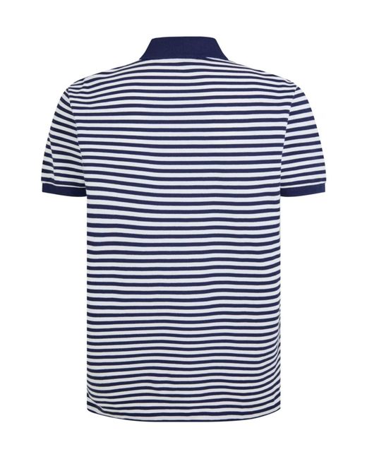 Polo Ralph Lauren Blue Logo Short-Sleeved Polo Shirt for men