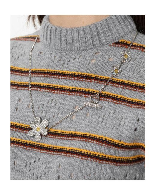 Marni White Daisy Necklace