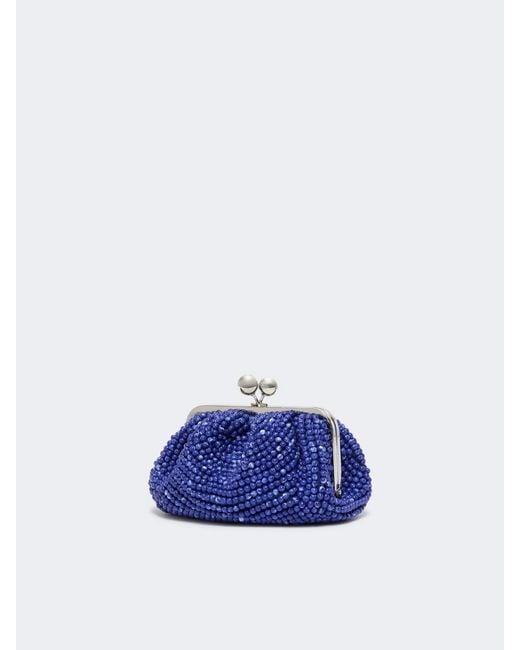 Weekend by Maxmara Blue Embellished Small Pasticcino Bag