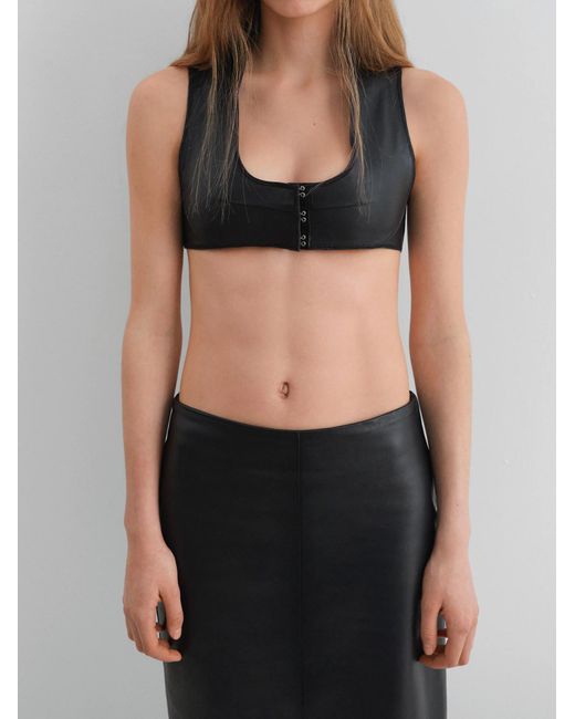 GIMAGUAS Black Jill Cropped Top