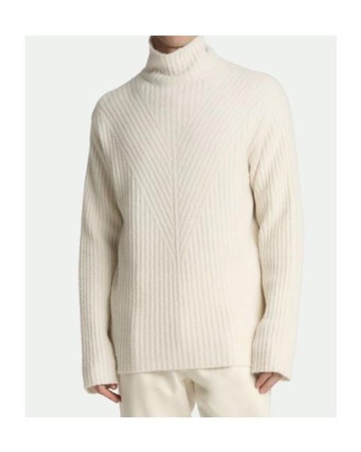 Malo White High Neck for men