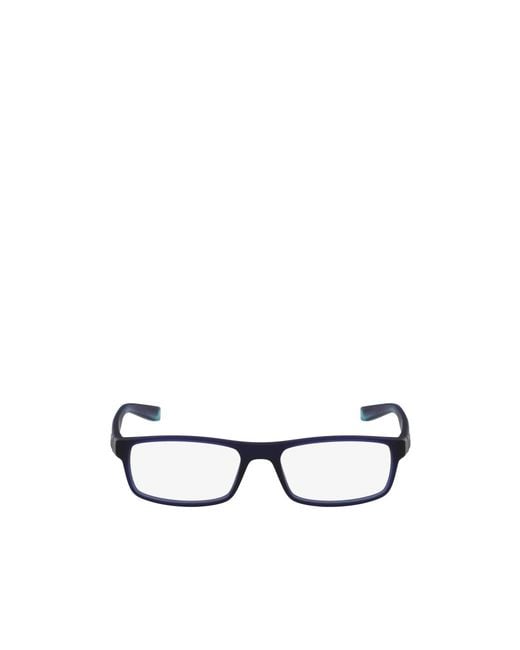 Nike White Geometric Frame Plain Mirror for men