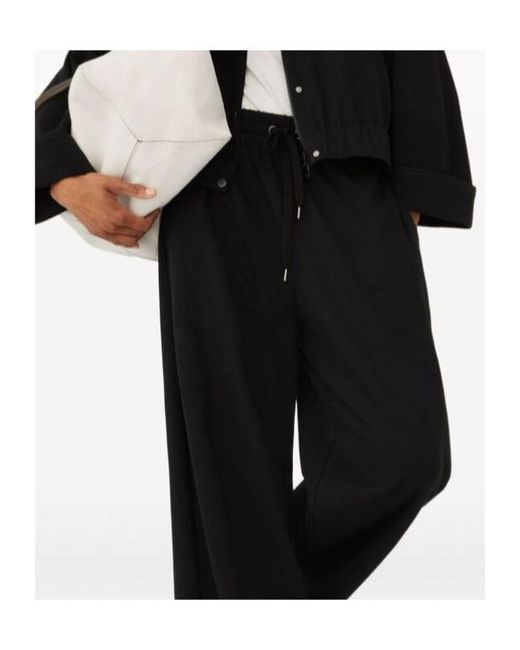Brunello Cucinelli Black Cropped Asymmetric Zipped Jacket