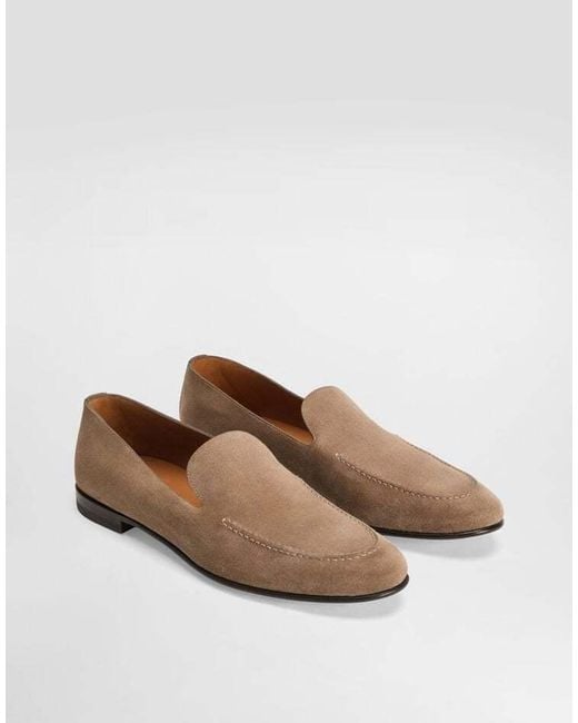Dolce & Gabbana Brown Slip-On Loafers for men
