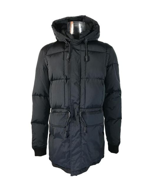 Emporio Armani Blue Logo Down Jacket for men